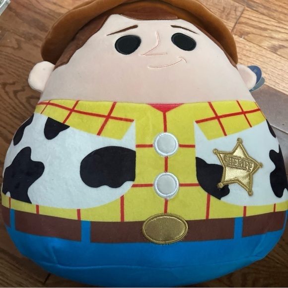 DISNEY Squishmallow 12 Inch WOODY TOY STORY  Kellytoy Brand New With Tags - Picture 3 of 7